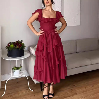 Robe longue romantique