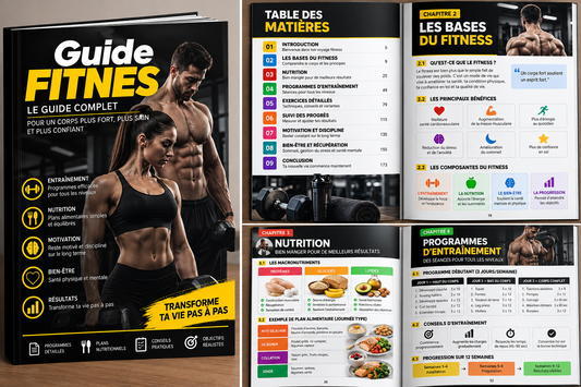 Guide Fitness eBook PDF | Programme Entraînement & Nutrition | Musculation, Motivation et Bien-Être | Guide Fitness Débutant